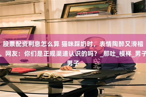 股票配资利息怎么算 猫咪踩奶时，表情陶醉又滑稽。网友：你们是正规渠道认识的吗？_那吐_模样_男子