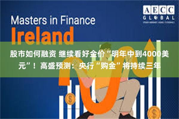 股市如何融资 继续看好金价“明年中到4000美元”！高盛预测：央行“购金”将持续三年